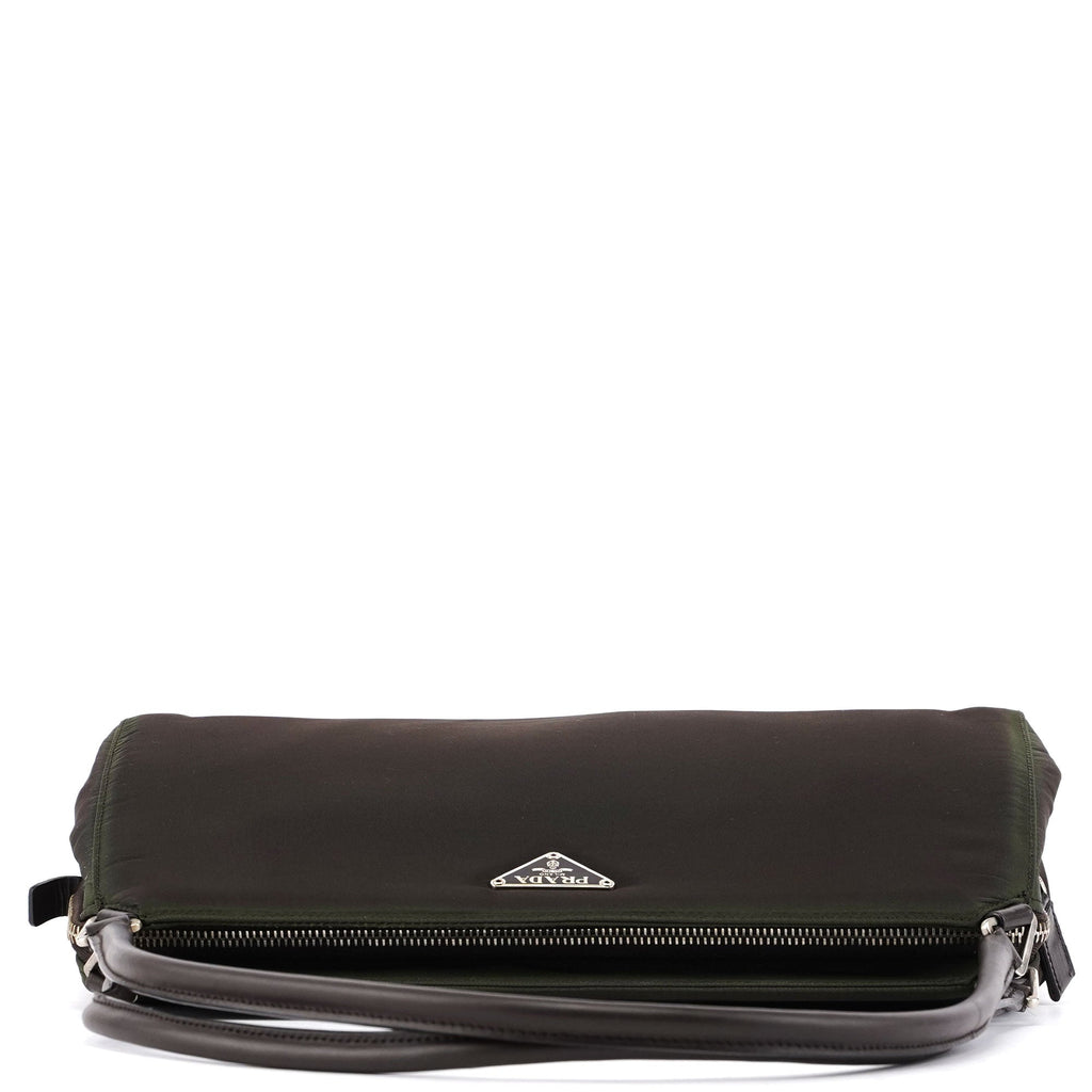 B11095 Green Tessuto Chic Shoulder Bag