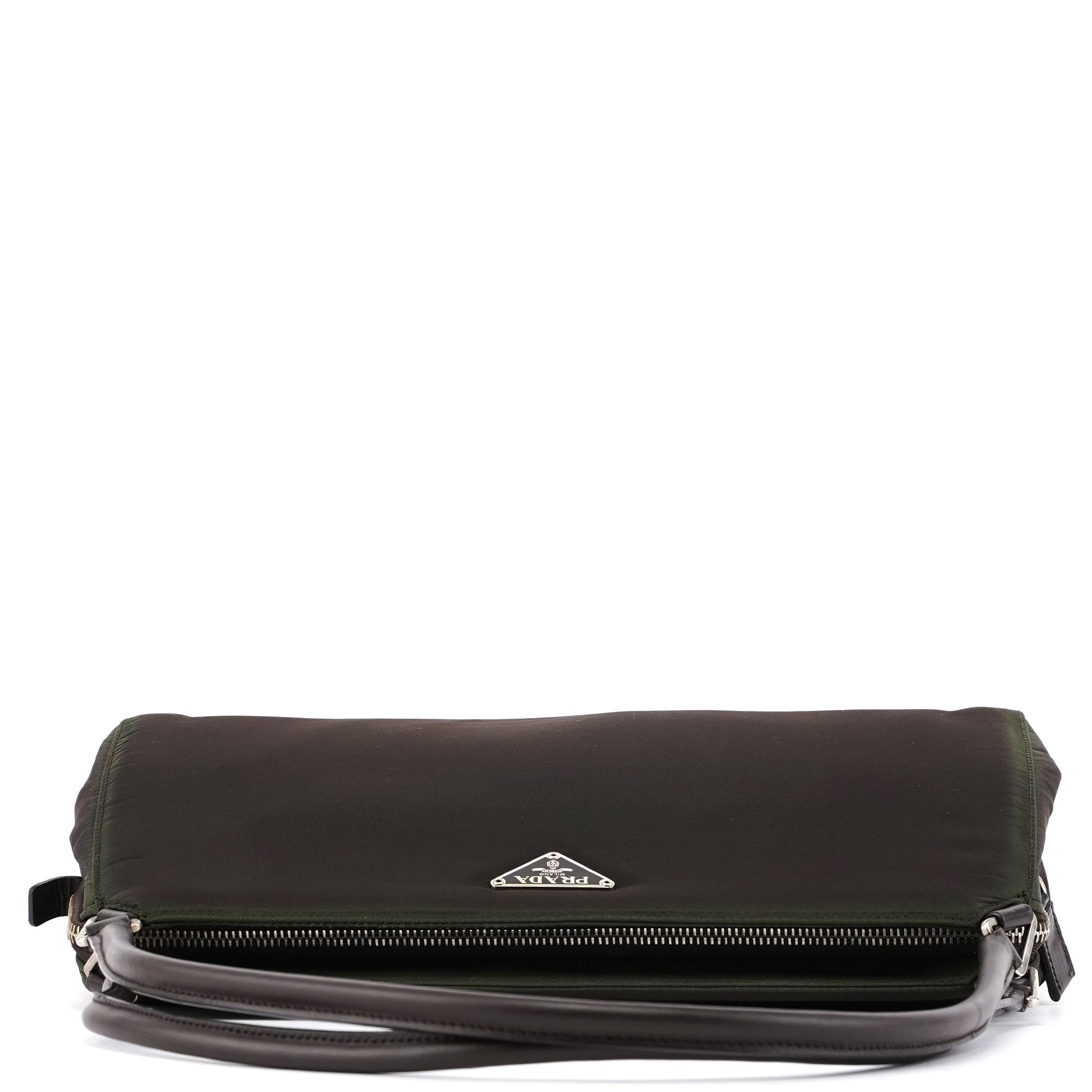 B11095 Green Tessuto Chic Shoulder Bag