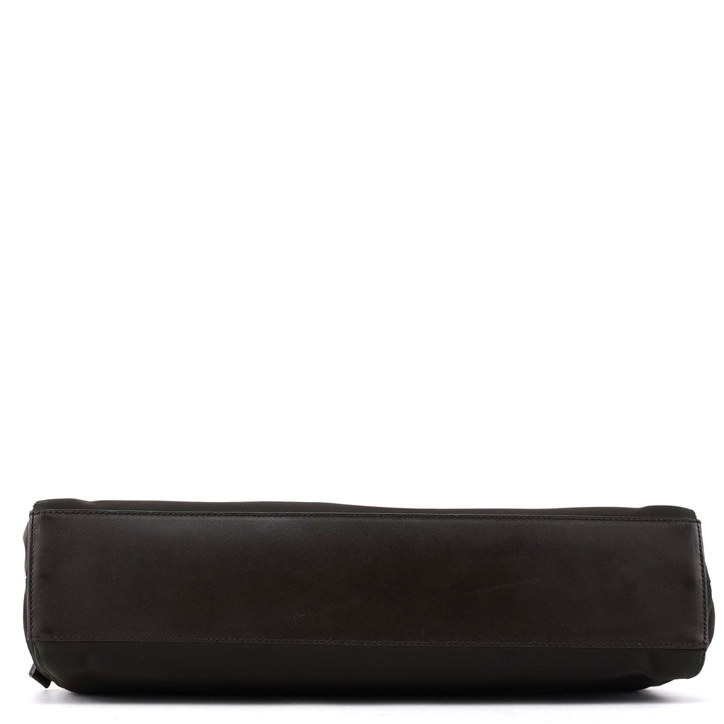 B11095 Green Tessuto Chic Shoulder Bag