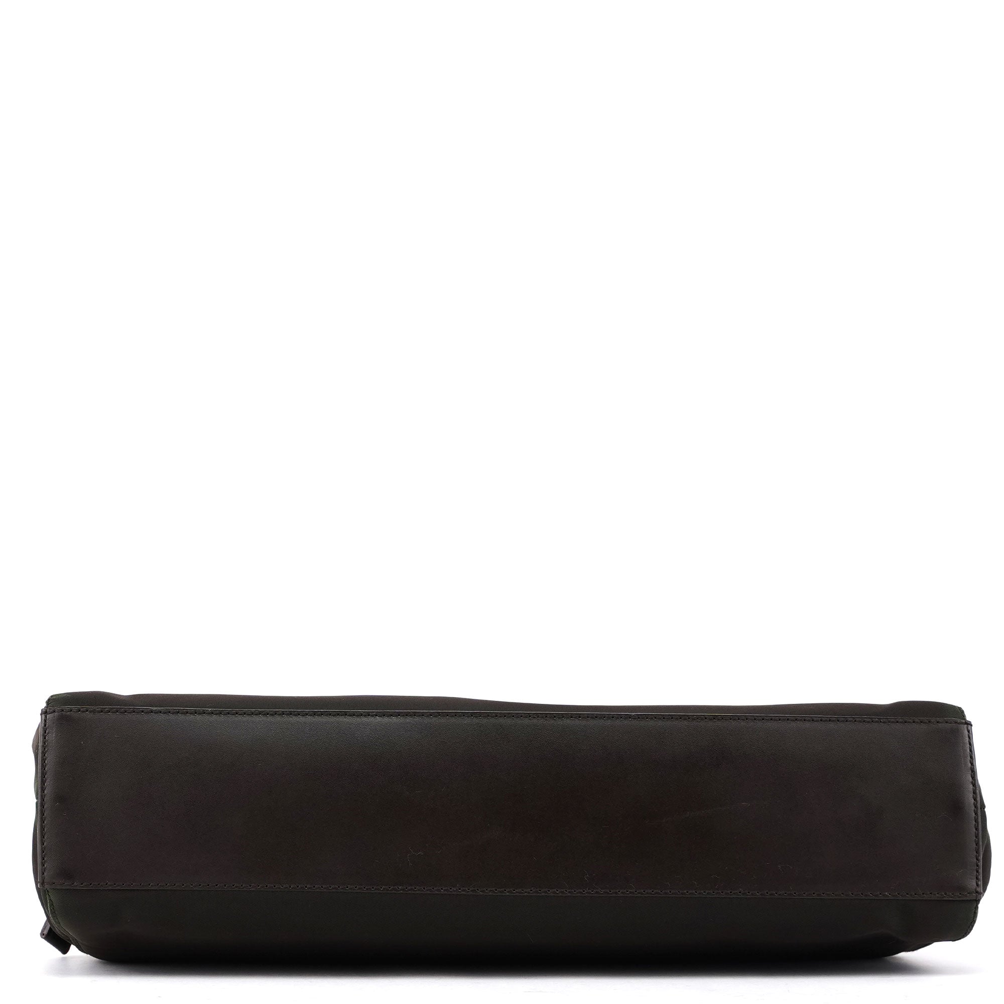 B11095 Green Tessuto Chic Shoulder Bag