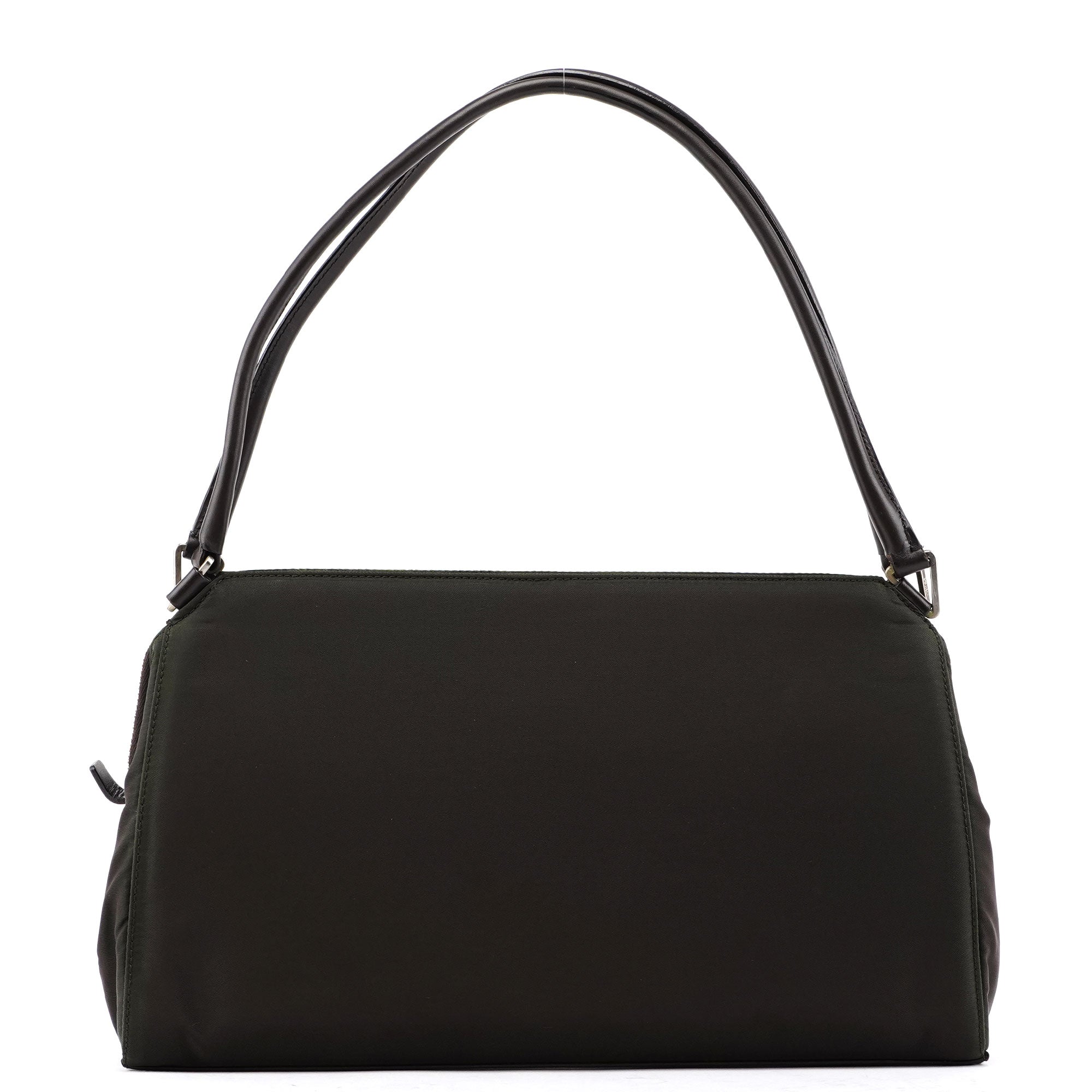 B11095 Green Tessuto Chic Shoulder Bag