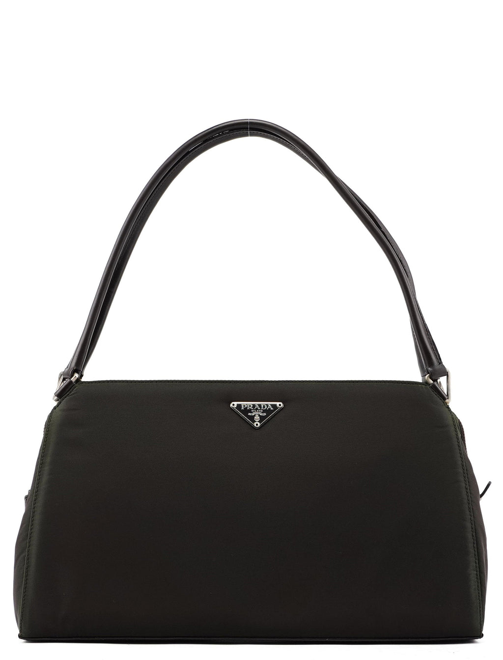 B11095 Green Tessuto Chic Shoulder Bag