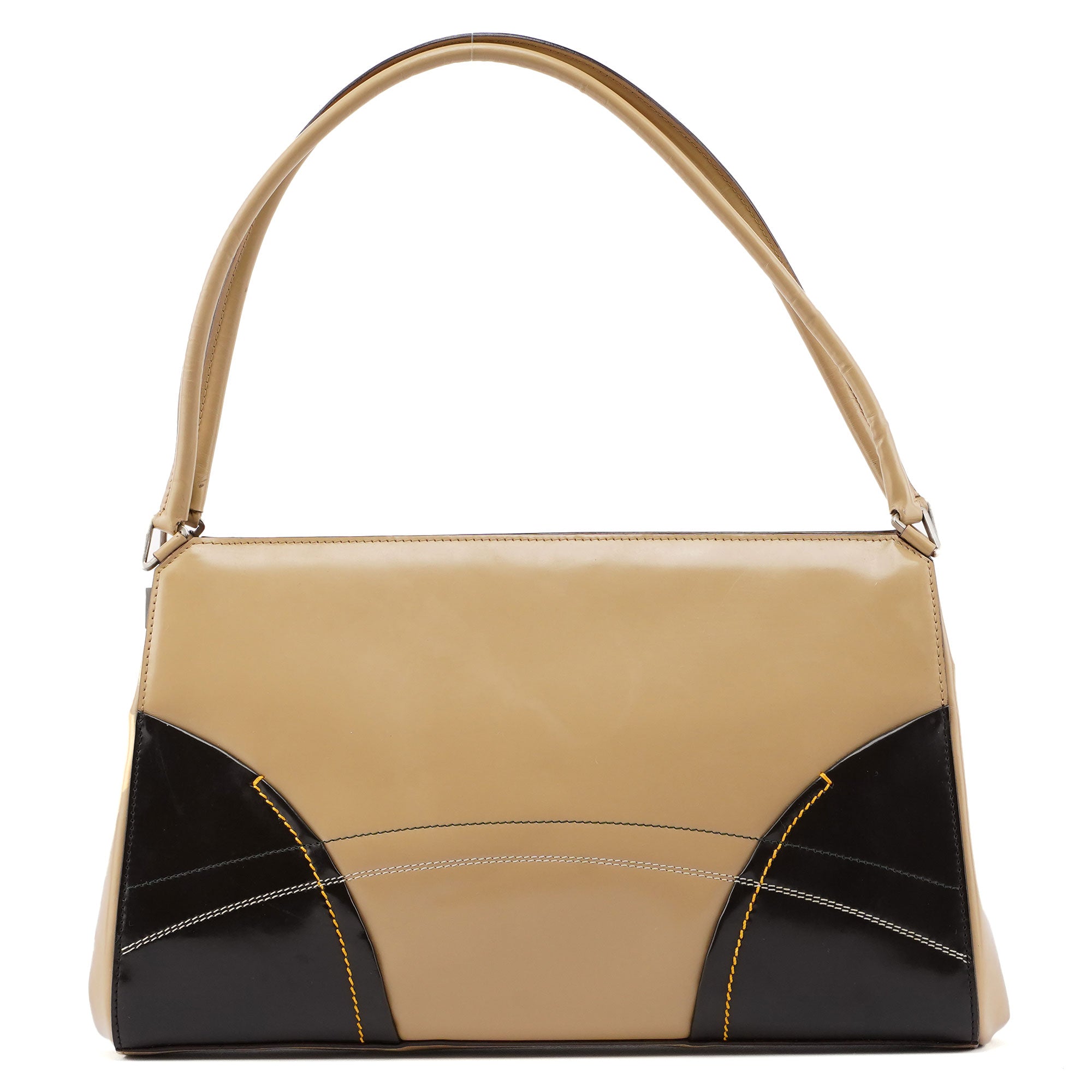 B11106 Beige Spazzolato Chic Handbag