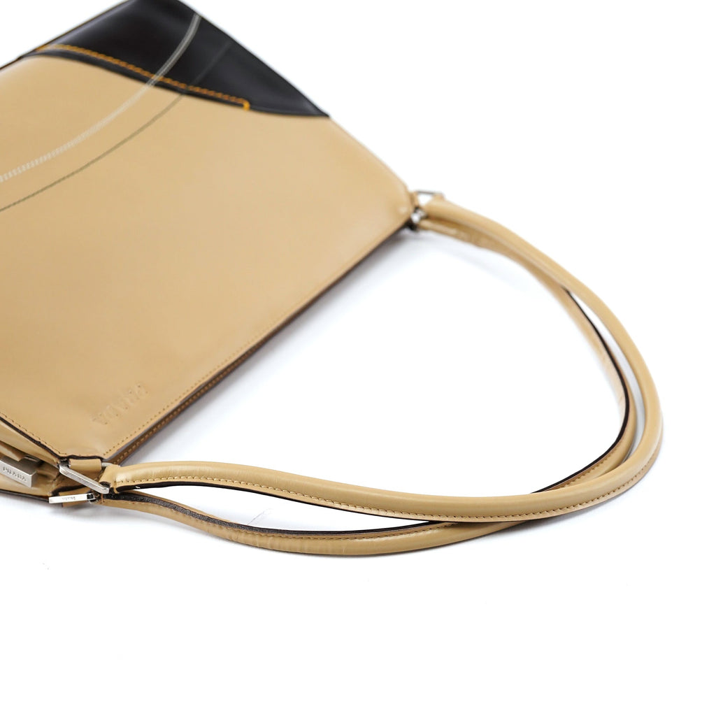 B11106 Beige Spazzolato Chic Handbag