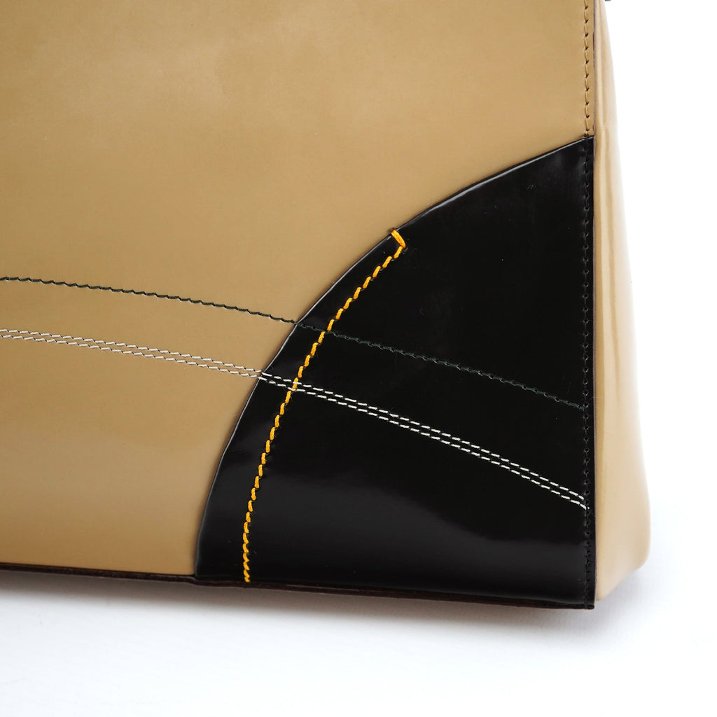 B11106 Beige Spazzolato Chic Handbag