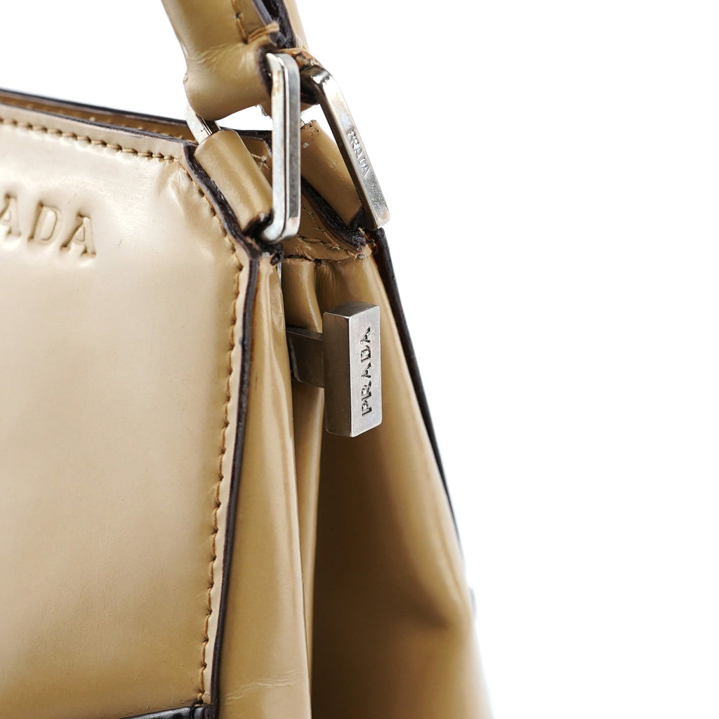 B11106 Beige Spazzolato Chic Handbag