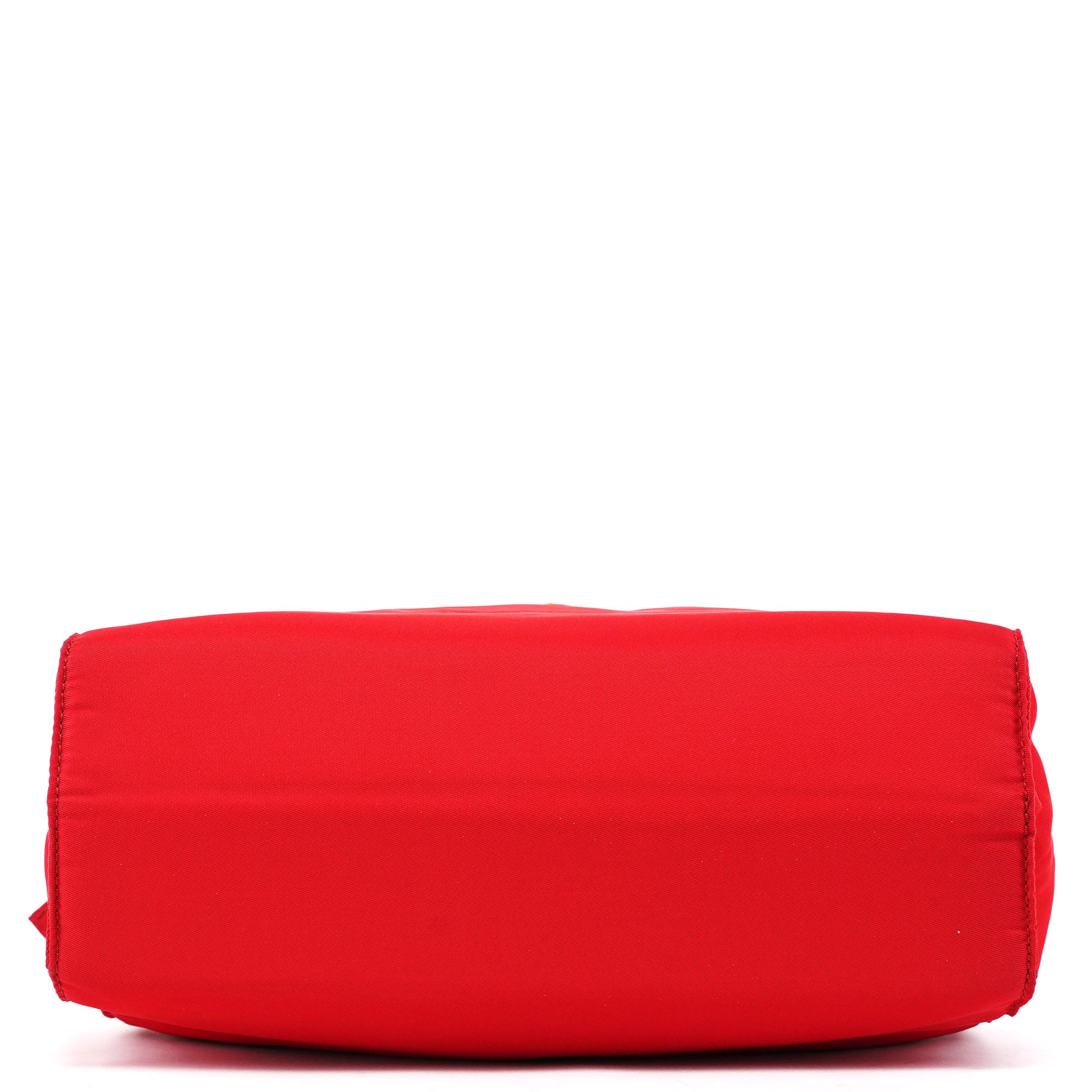 B2513 Red Tessuto Metallo Tote Bag