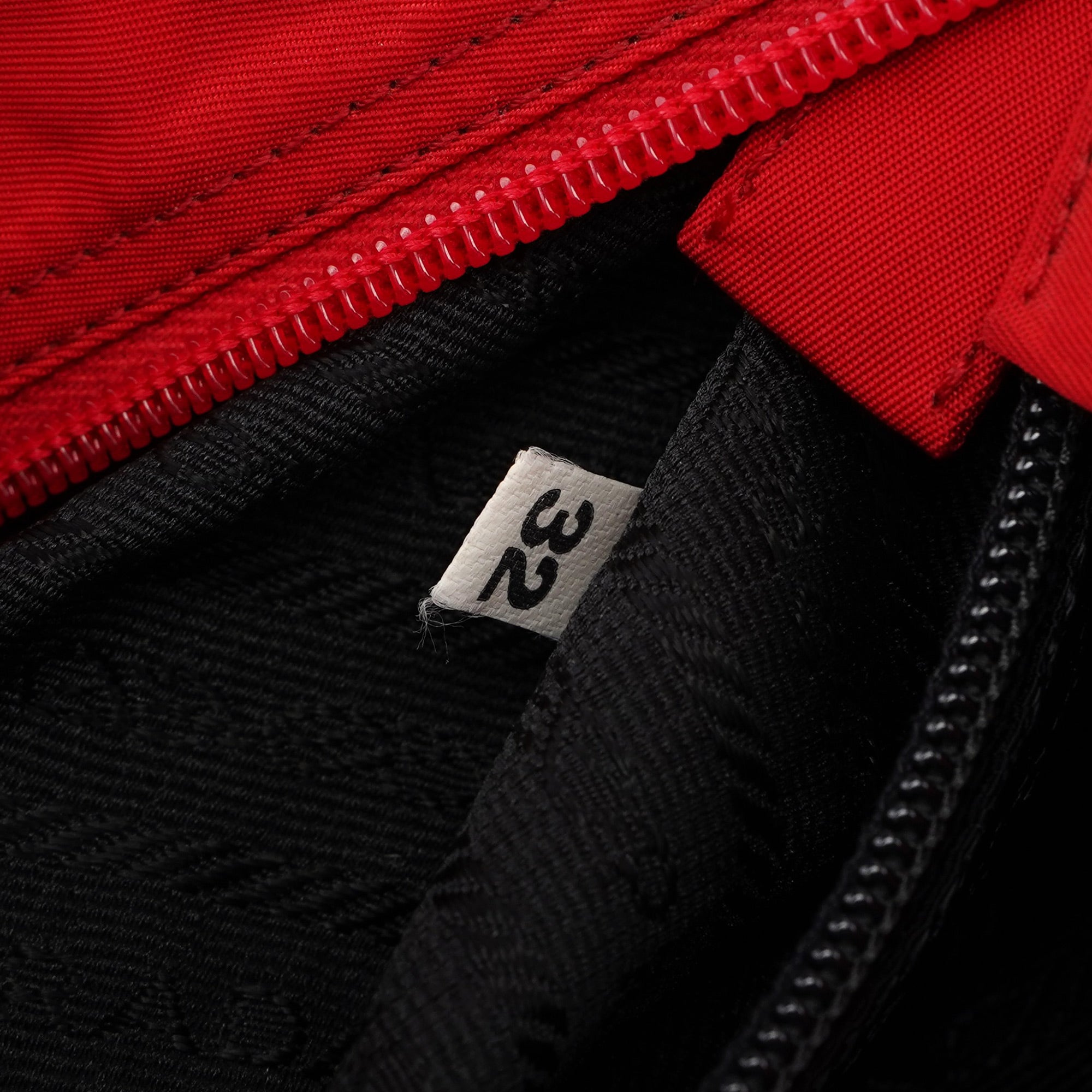 B2513 Red Tessuto Metallo Tote Bag