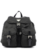 B2811 Black Nylon Backpack