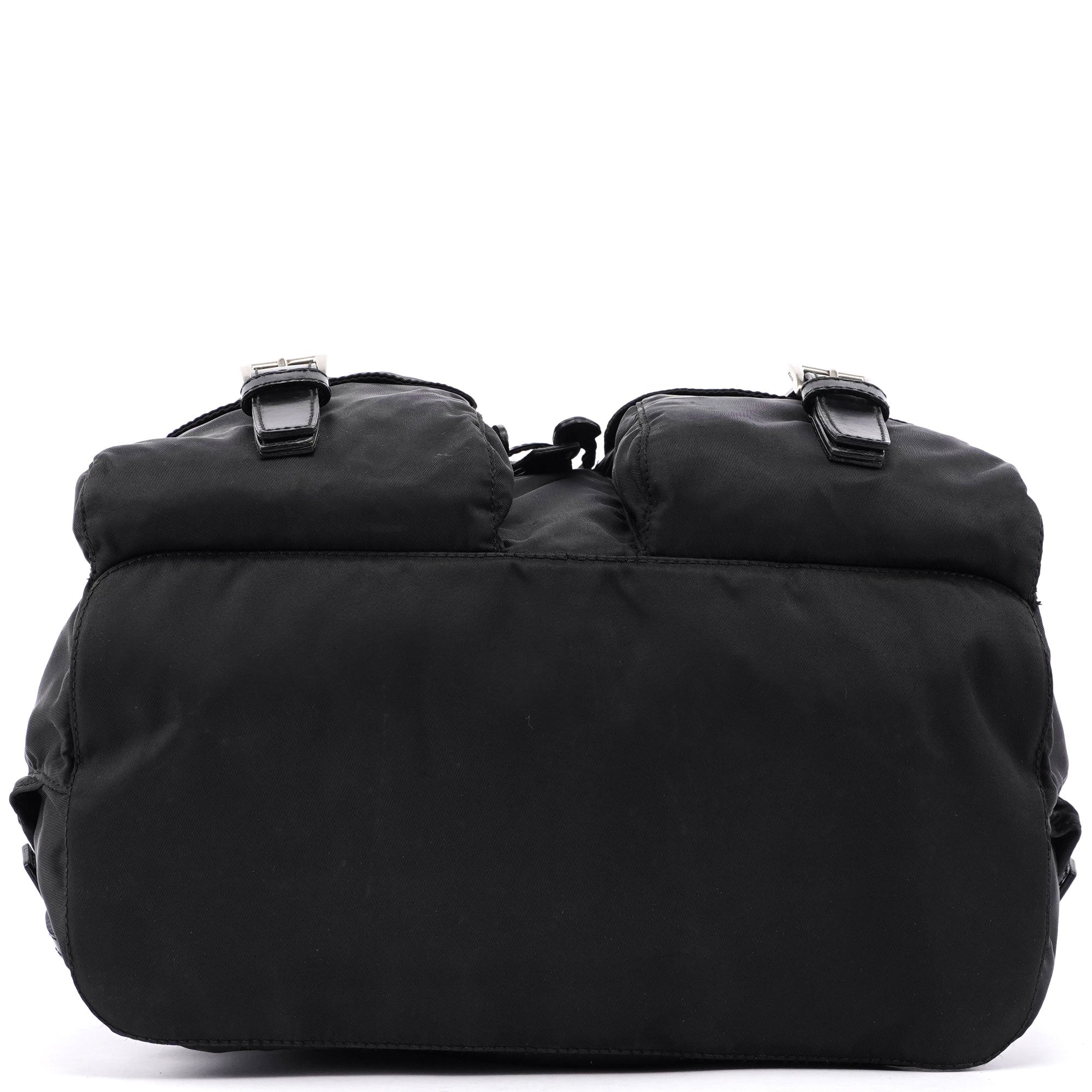 B2811 Black Nylon Backpack