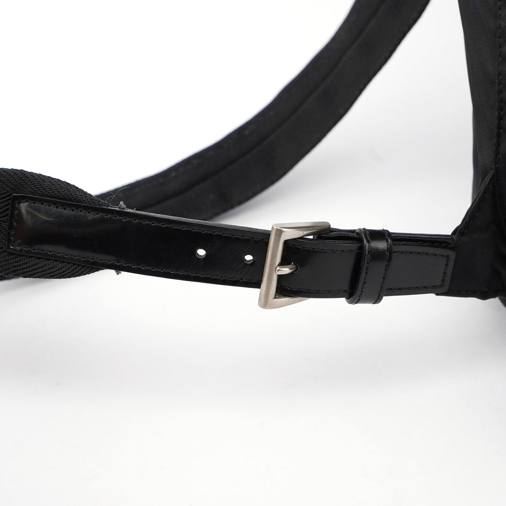 B2811 Black Nylon Backpack