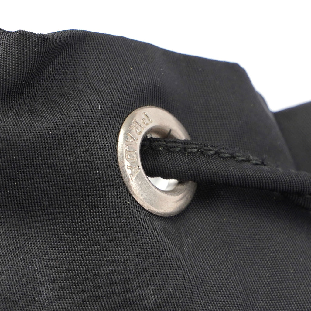 B2811 Black Nylon Backpack