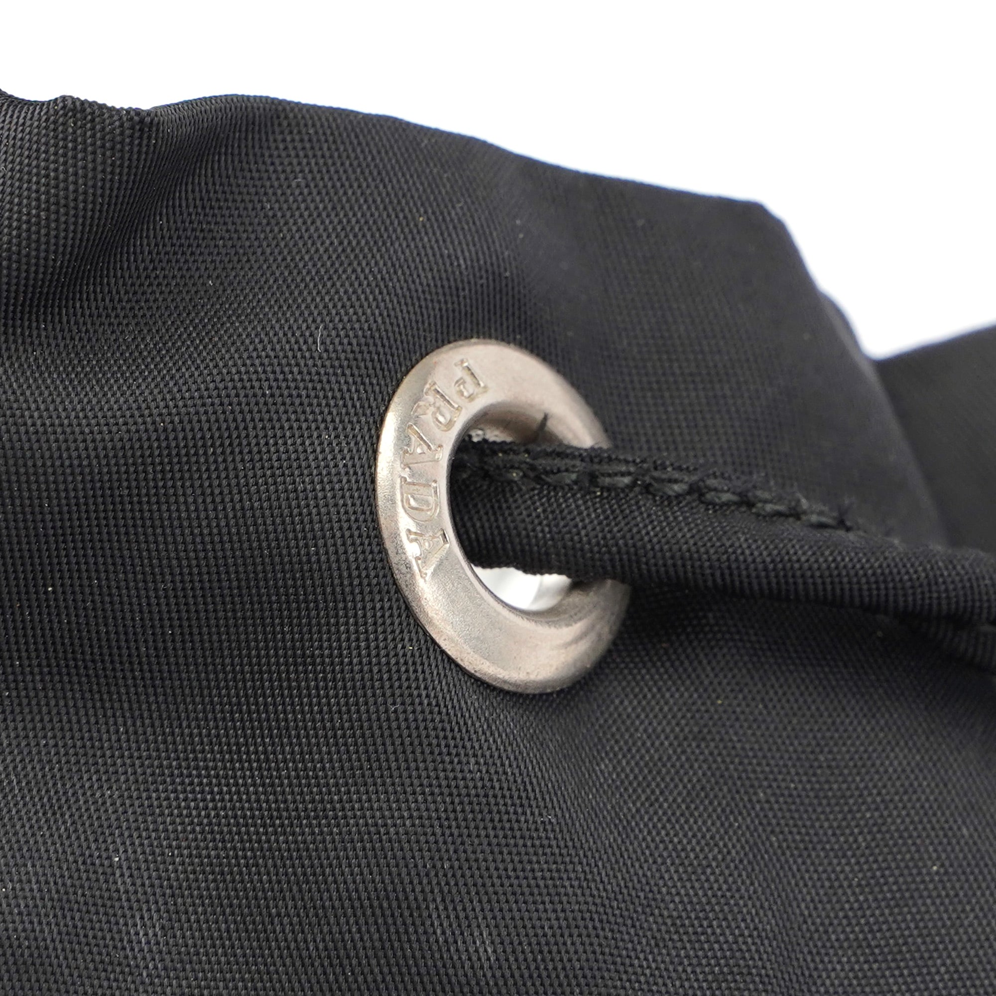 B2811 Black Nylon Backpack