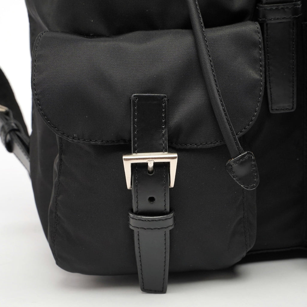 B2811 Black Tessuto Nylon Backpack