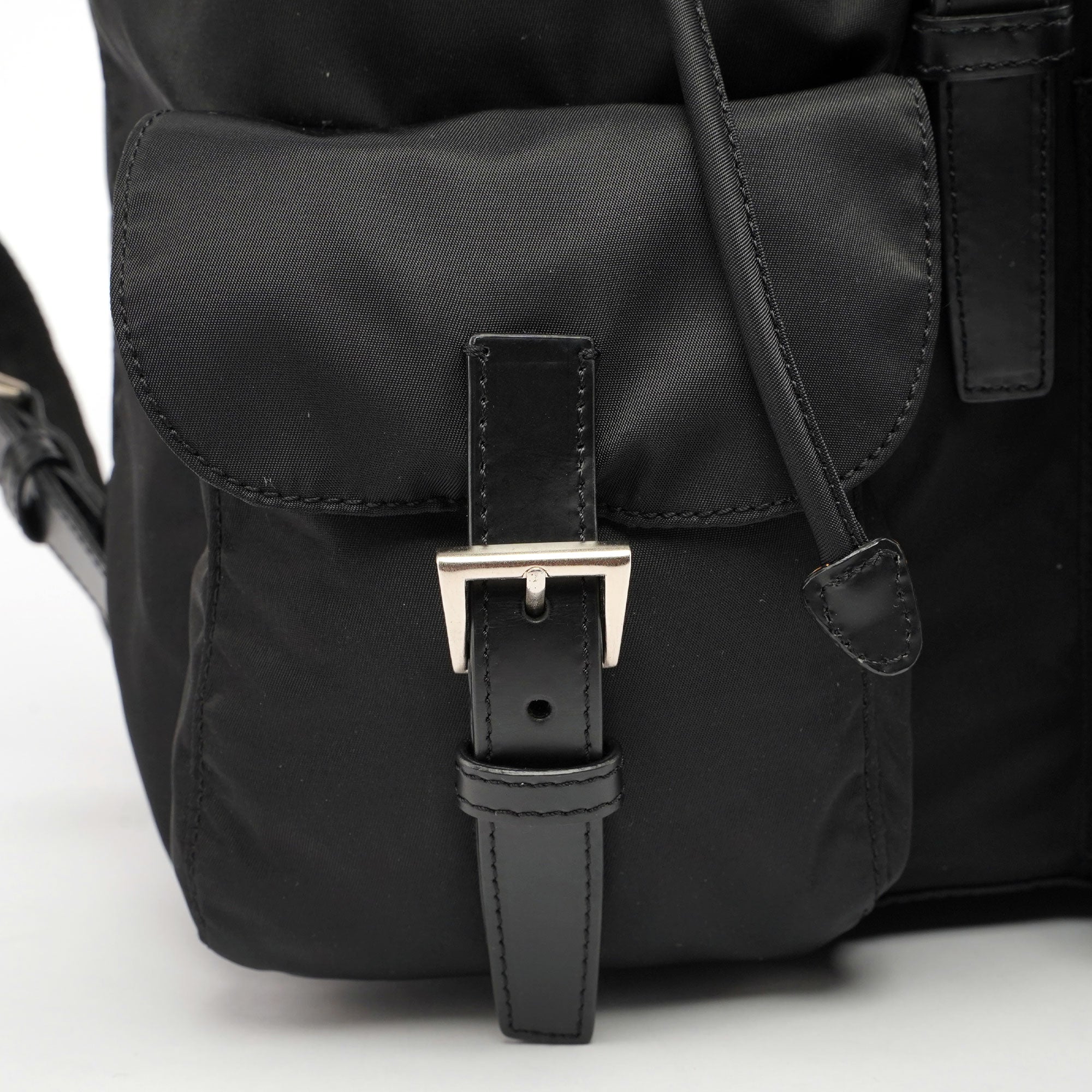 B2811 Black Tessuto Nylon Backpack