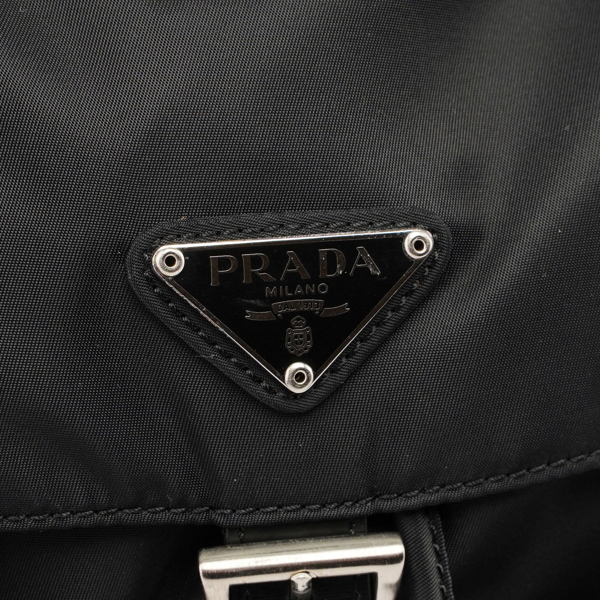 B2811 Black Tessuto Nylon Backpack