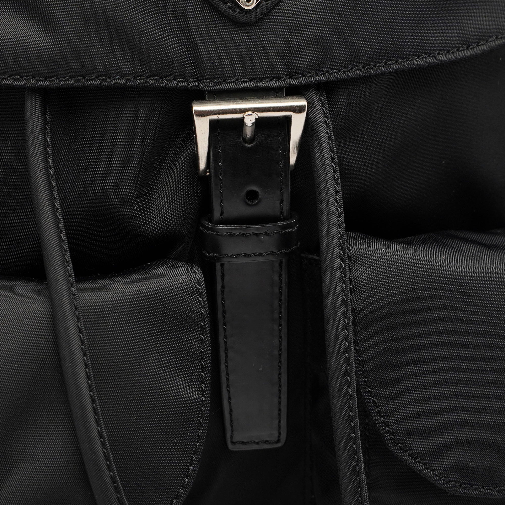 B2811 Black Tessuto Nylon Backpack