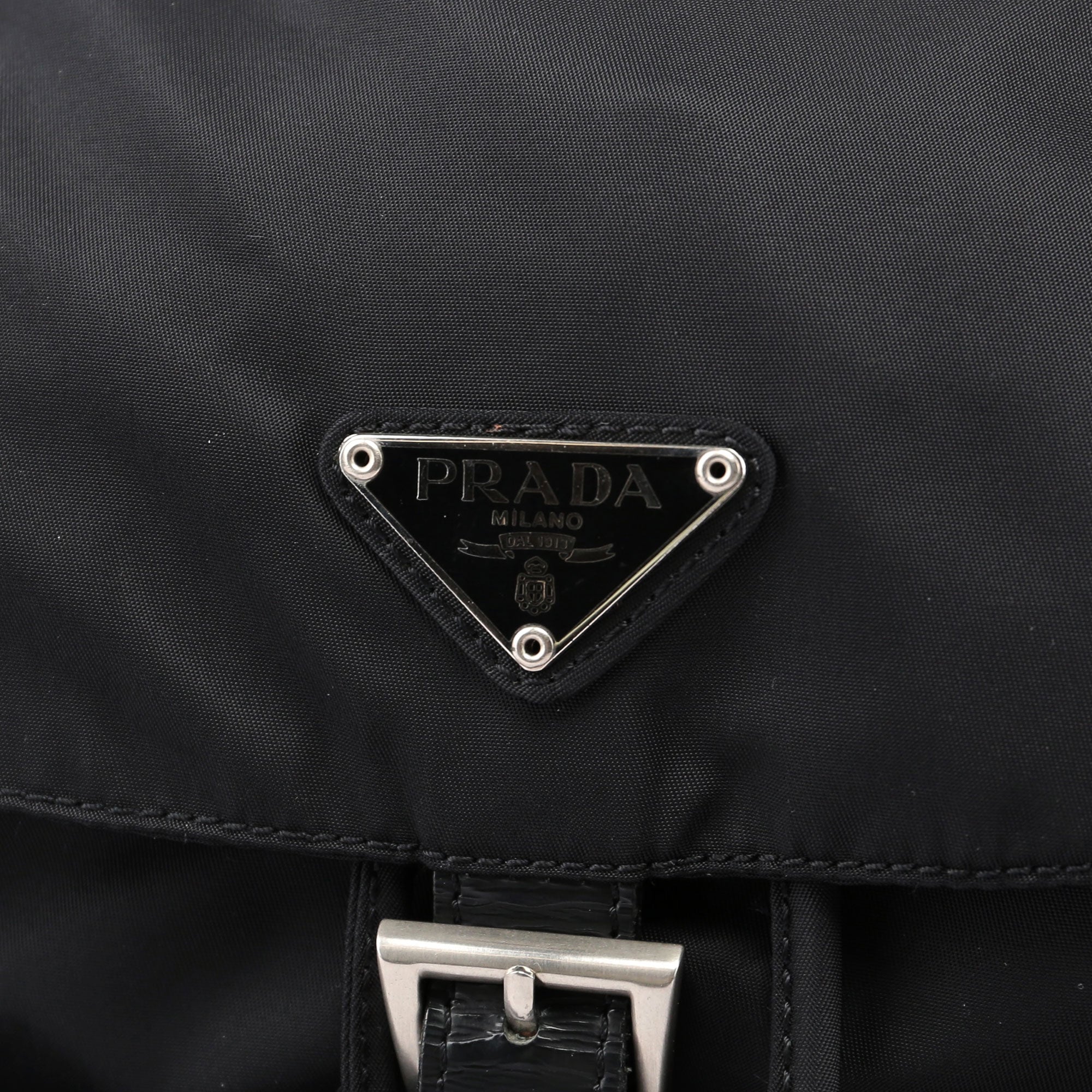 B2811 Black Tessuto Nylon Backpack