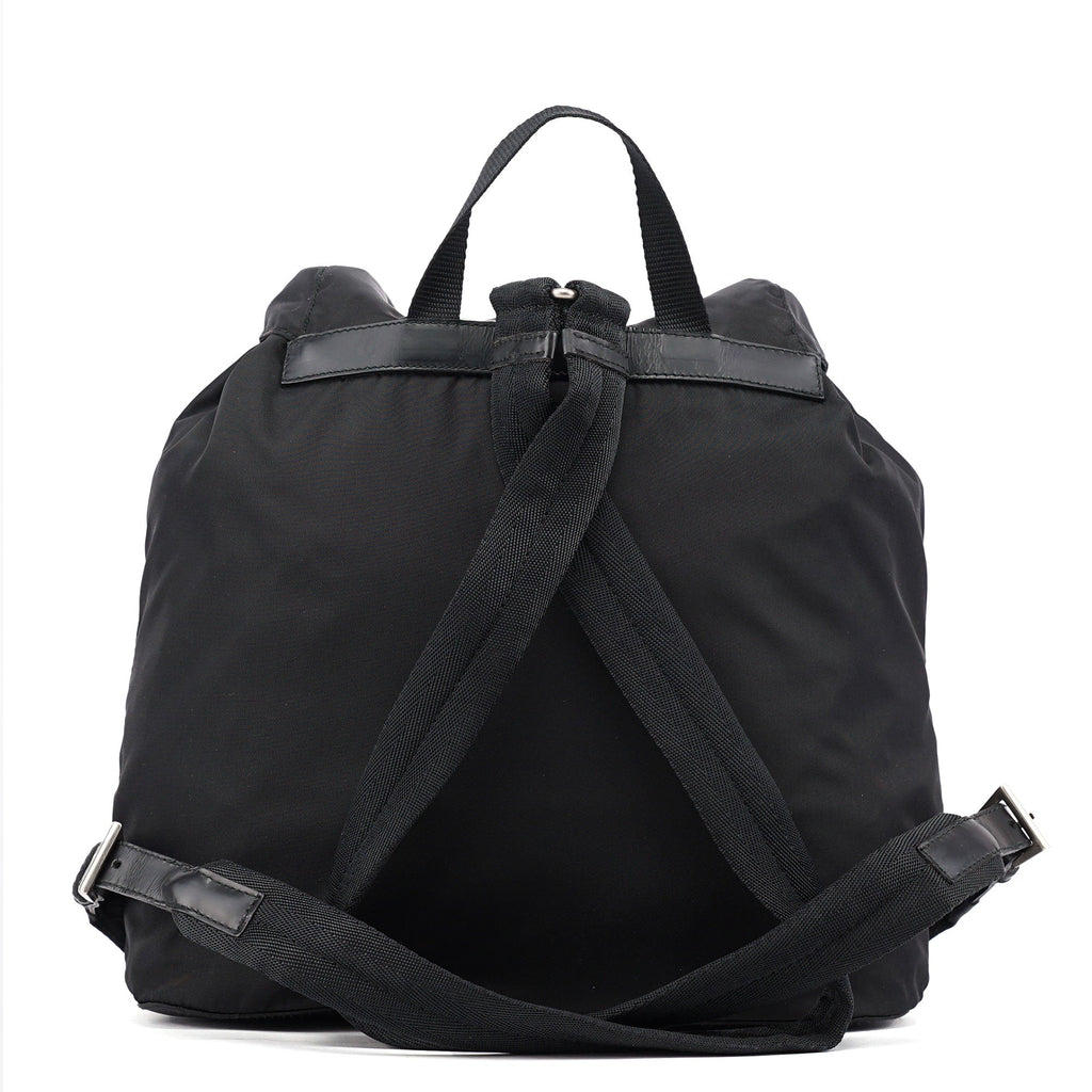 B2811 Black Tessuto Vela Backpack