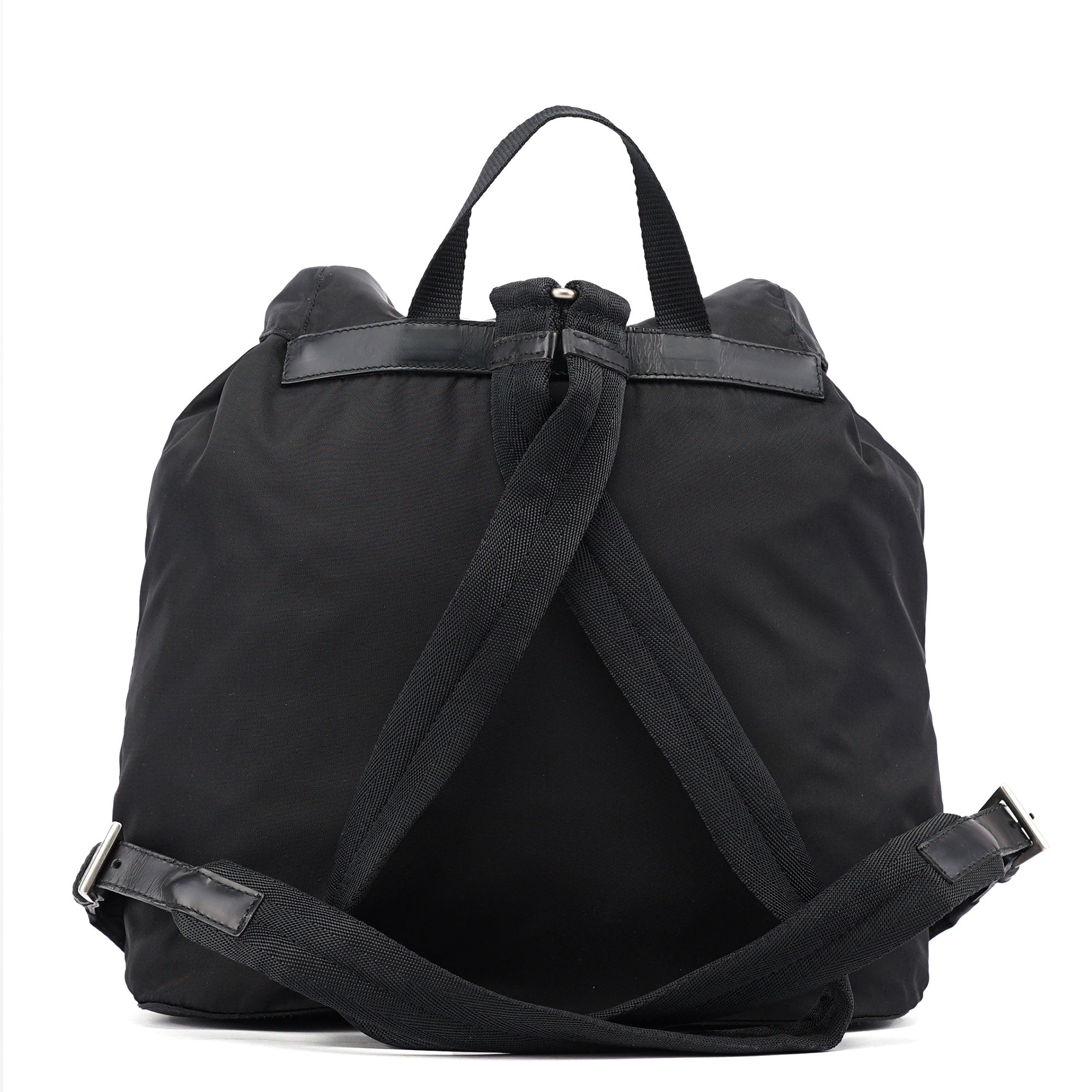 B2811 Black Tessuto Vela Backpack