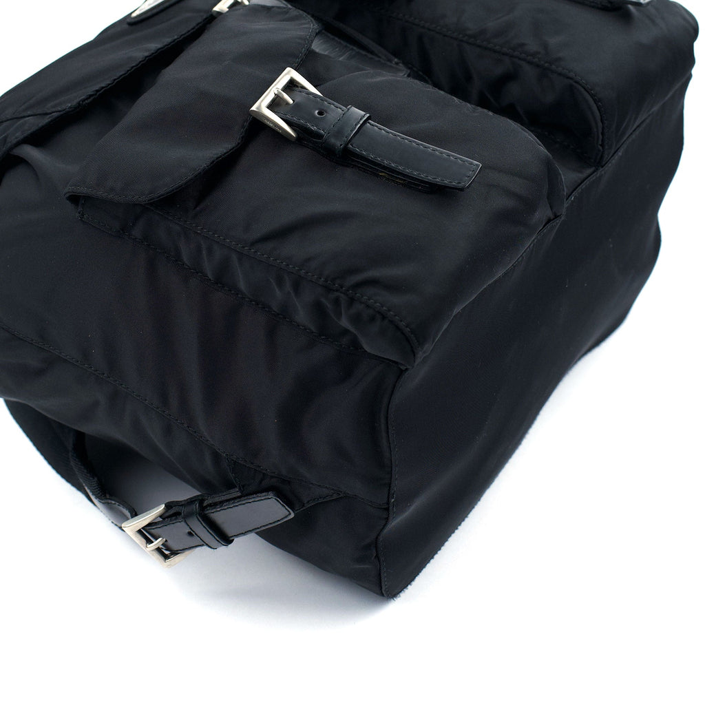 B2811 Black Tessuto Vela Backpack