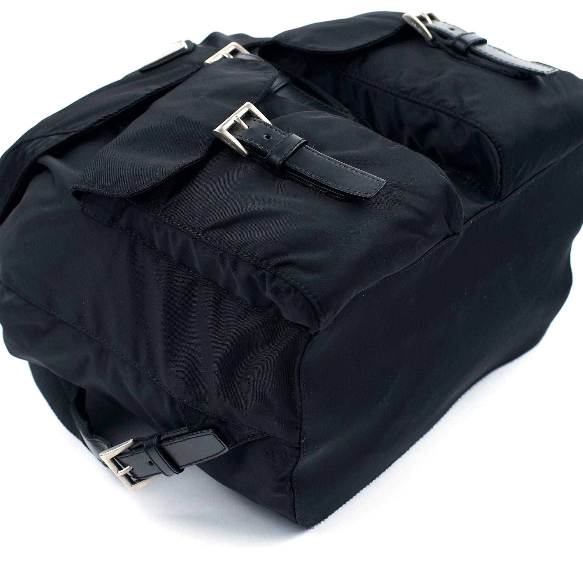 B2811 Black Tessuto Vela Backpack