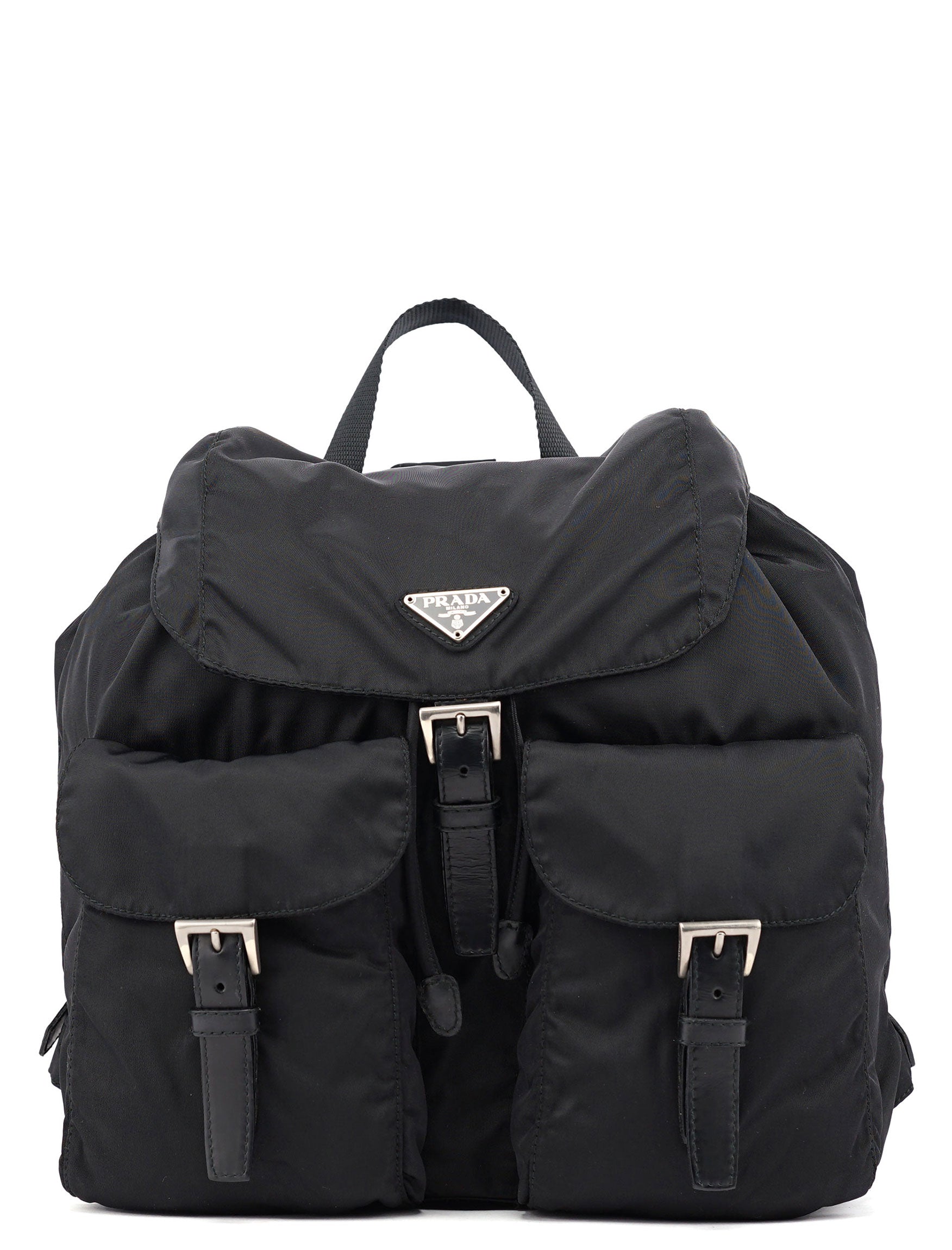 B2811 Black Tessuto Vela Backpack