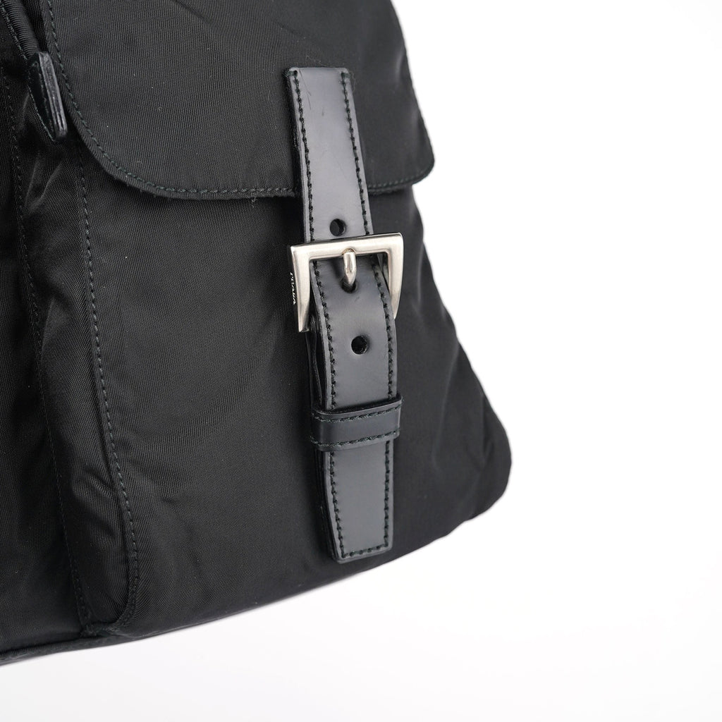 B2811 Black Tessuto Vela Backpack