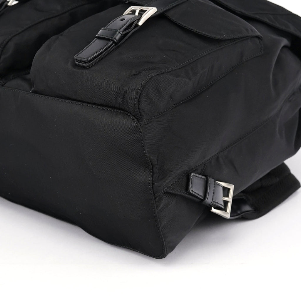 B2811 Black Tessuto Vela Backpack