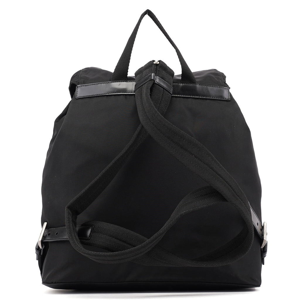 B2811 Black Tessuto Vela Backpack
