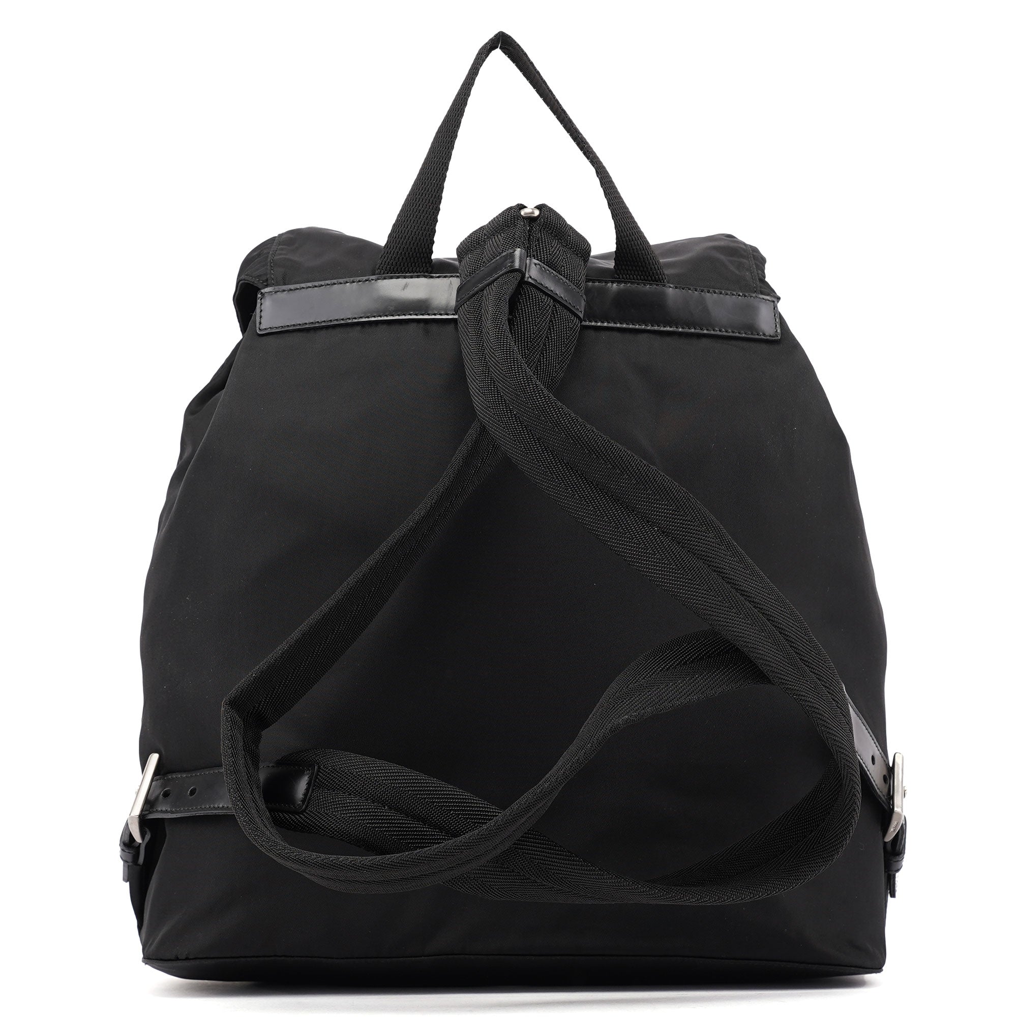 B2811 Black Tessuto Vela Backpack
