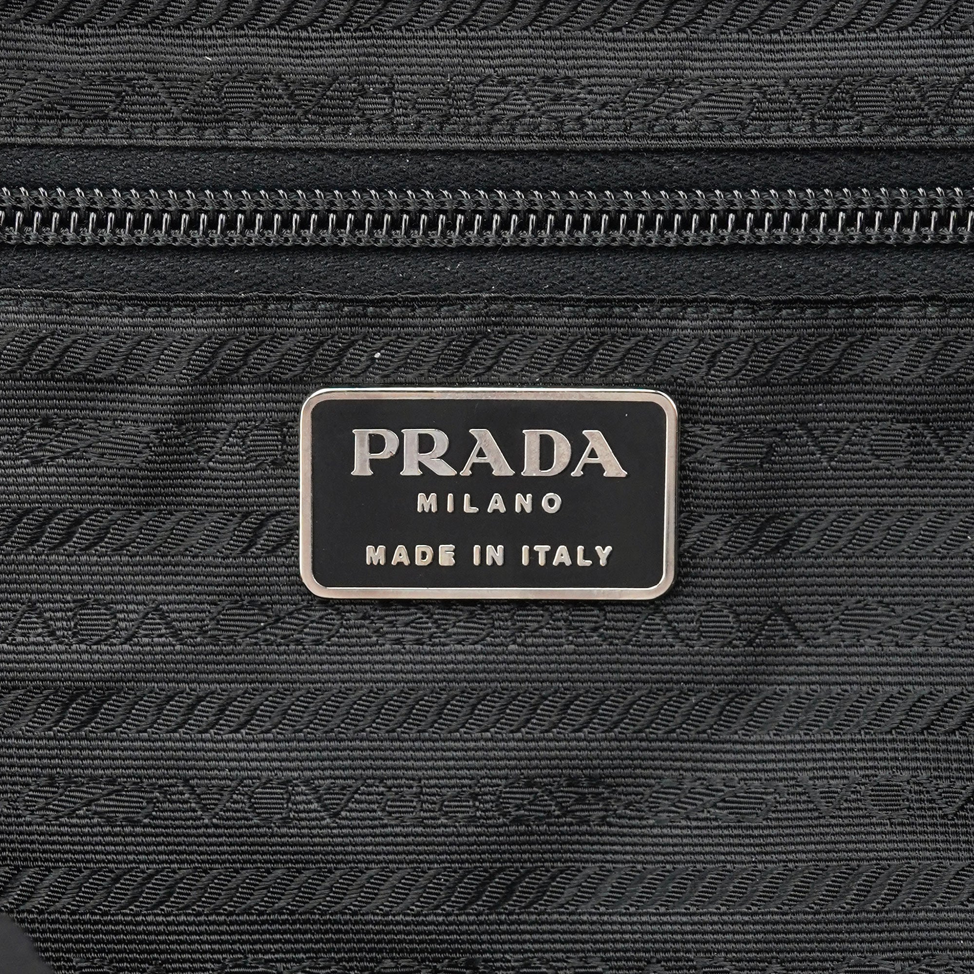 B2811 Black Tessuto Vela Backpack