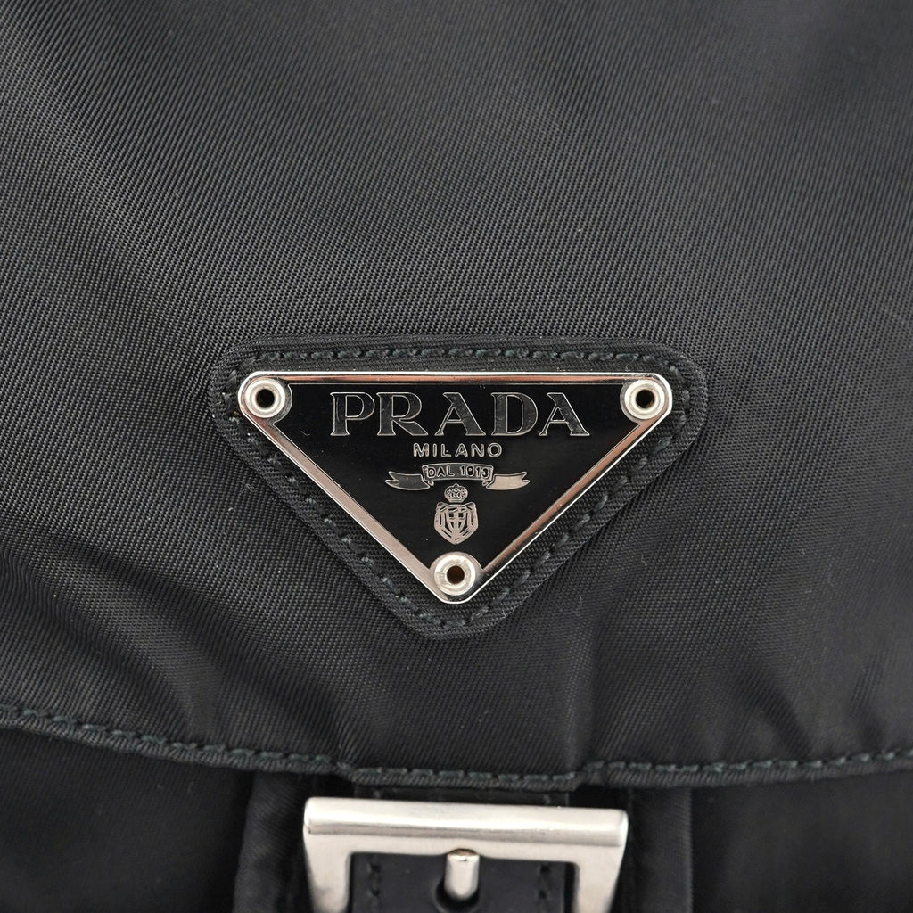 B2811 Black Tessuto Vela Backpack