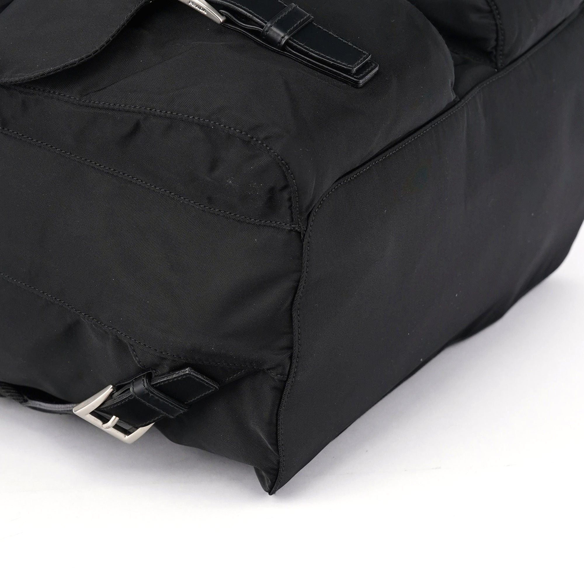B2811 Black Tessuto Vela Backpack