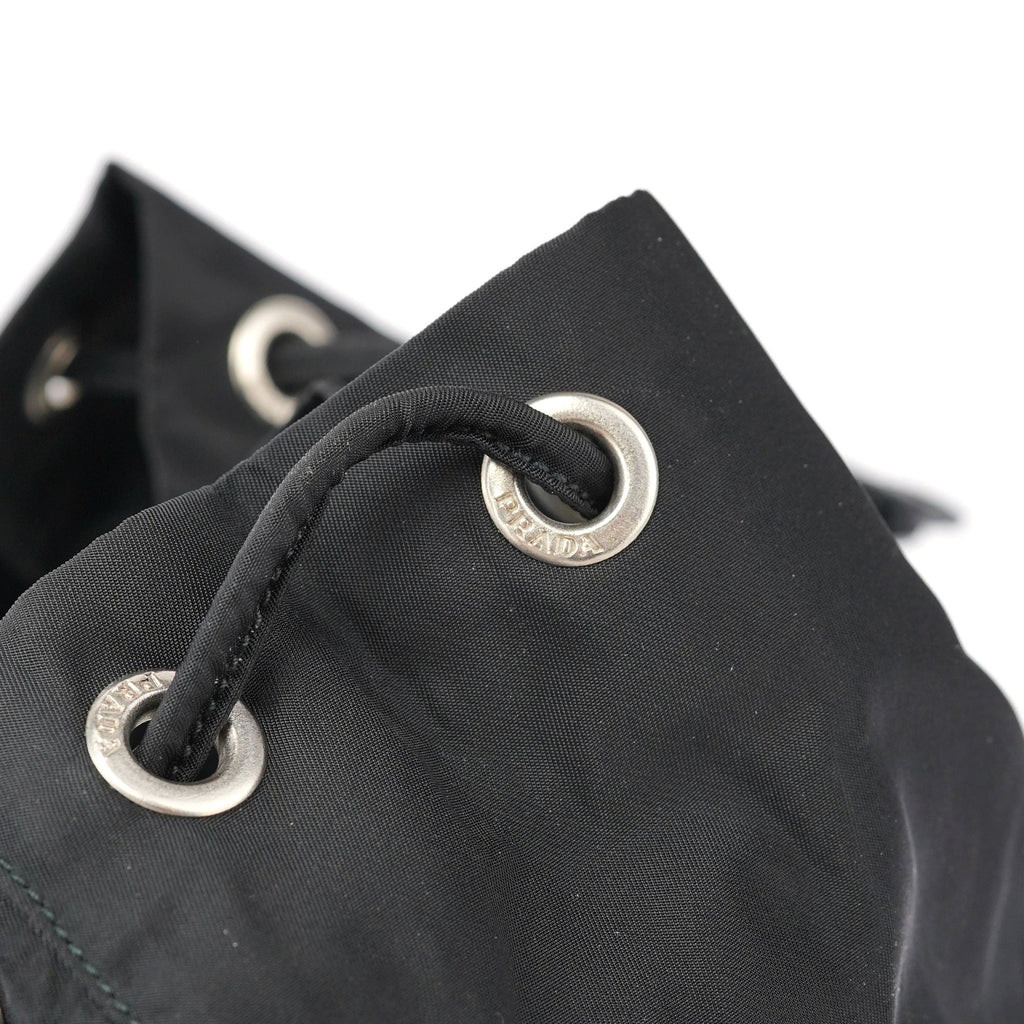B2811 Black Tessuto Vela Backpack