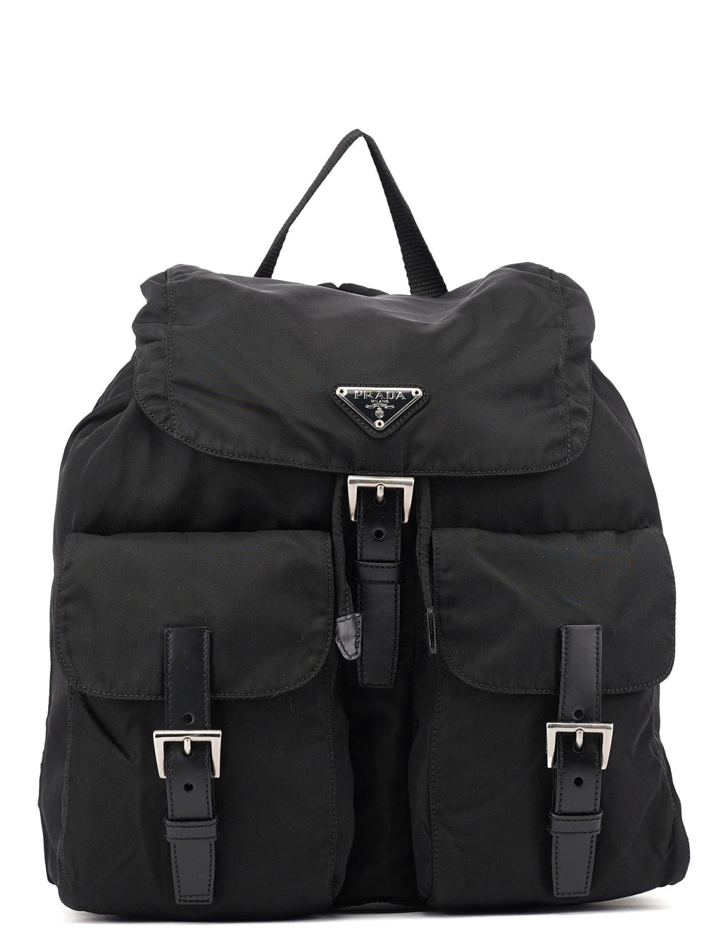 B2811 Black Tessuto Vela Backpack