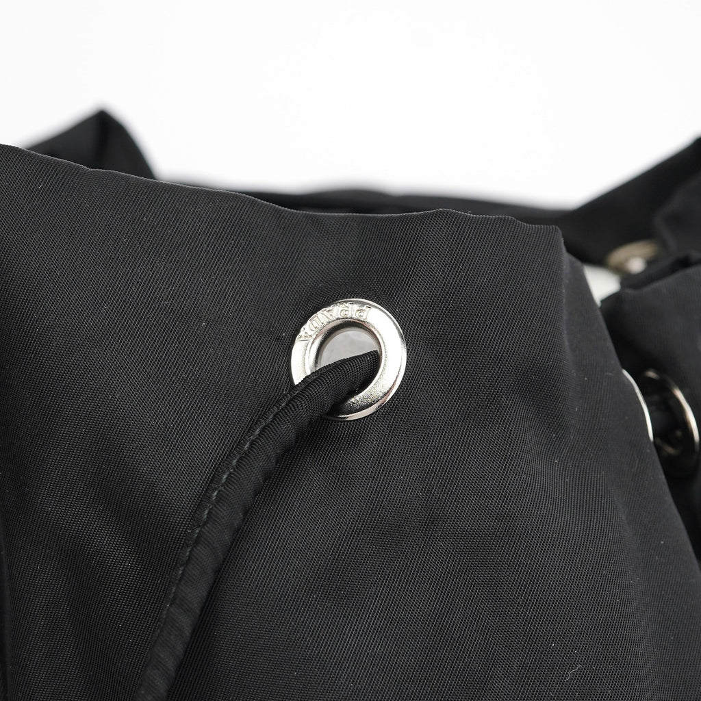 B2811 Black Tessuto Vela Backpack