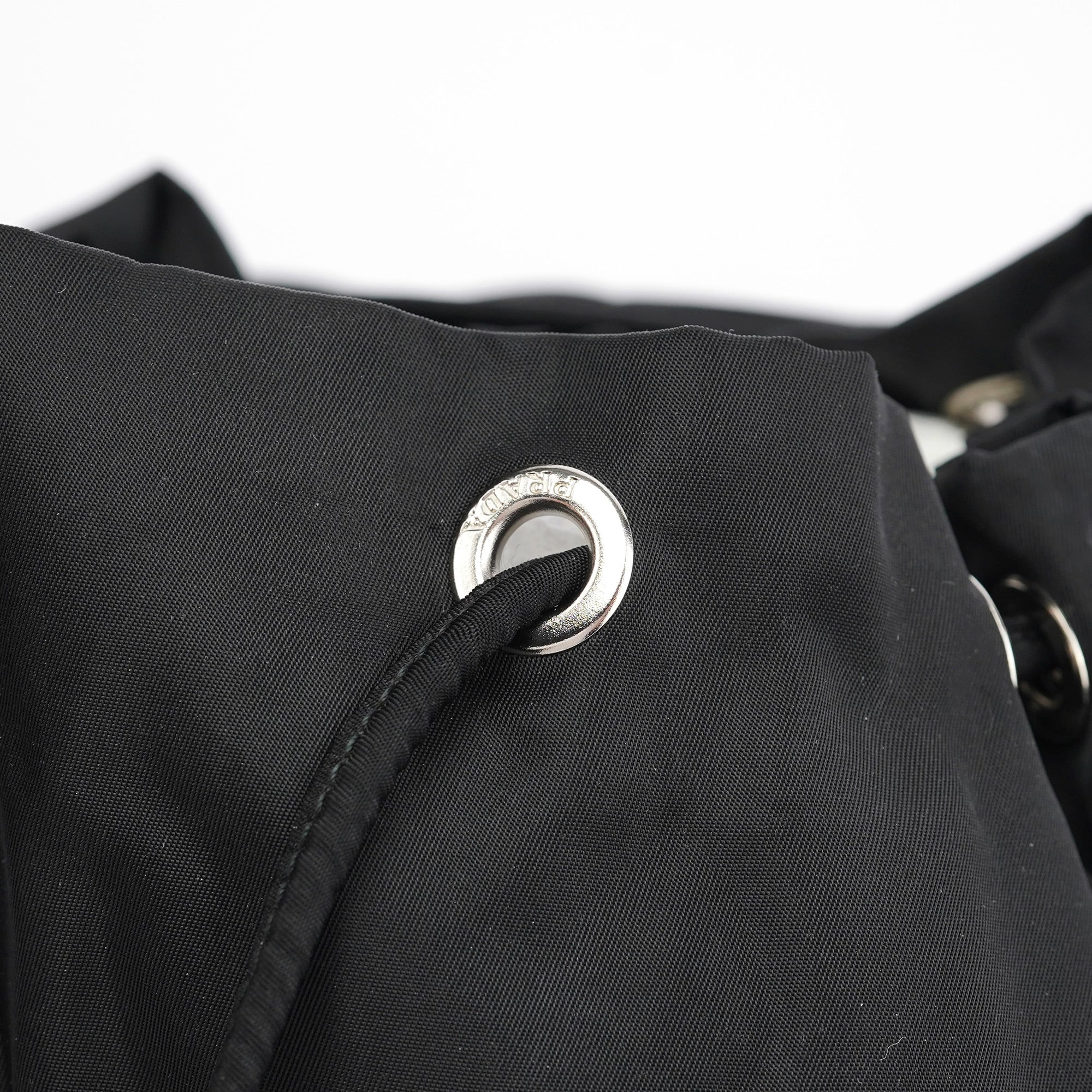 B2811 Black Tessuto Vela Backpack