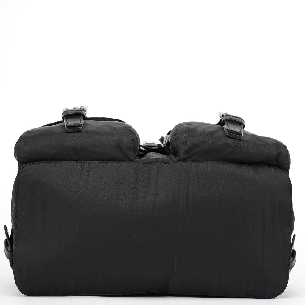 B2811 Black Tessuto Vela Backpack