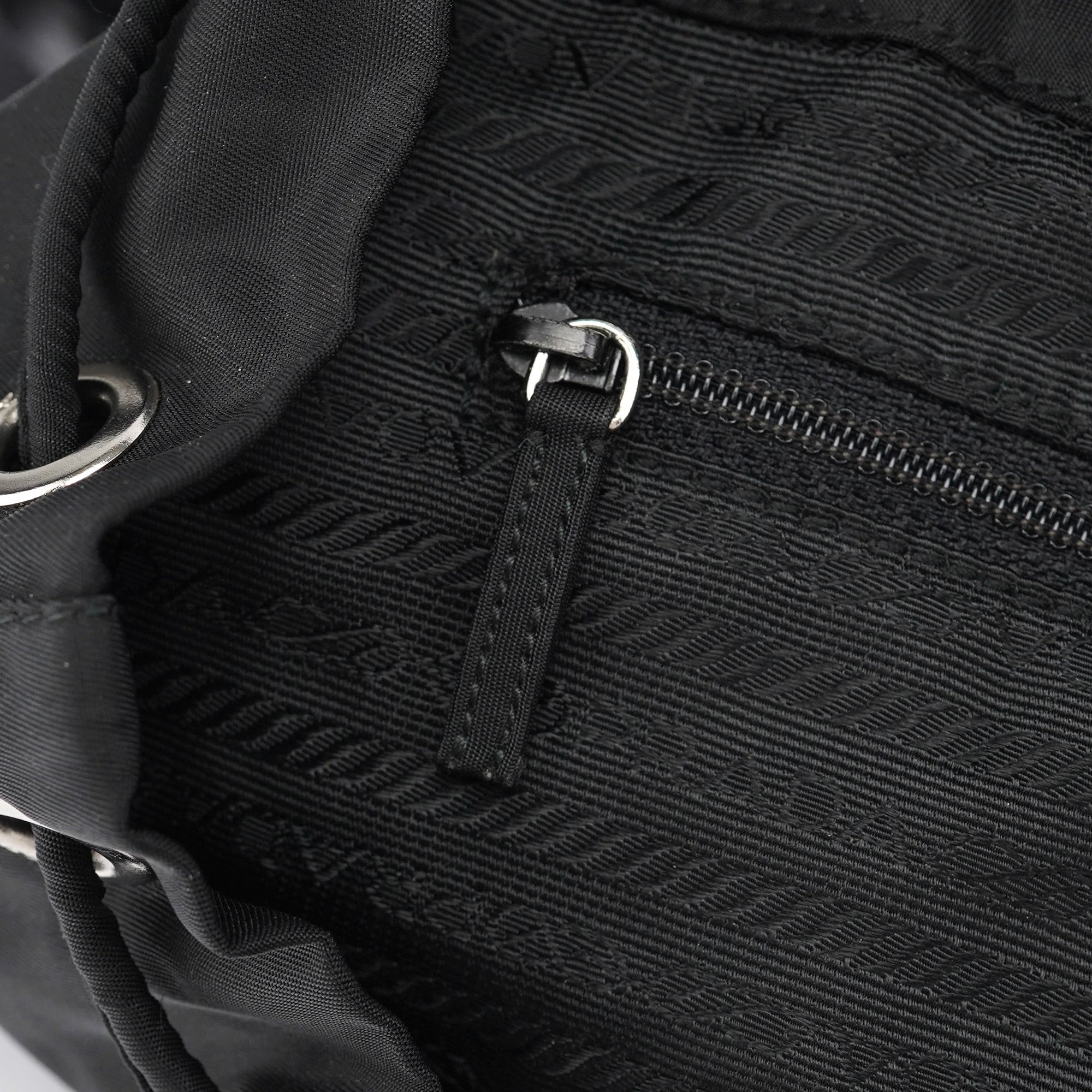 B2811 Black Tessuto Vela Backpack