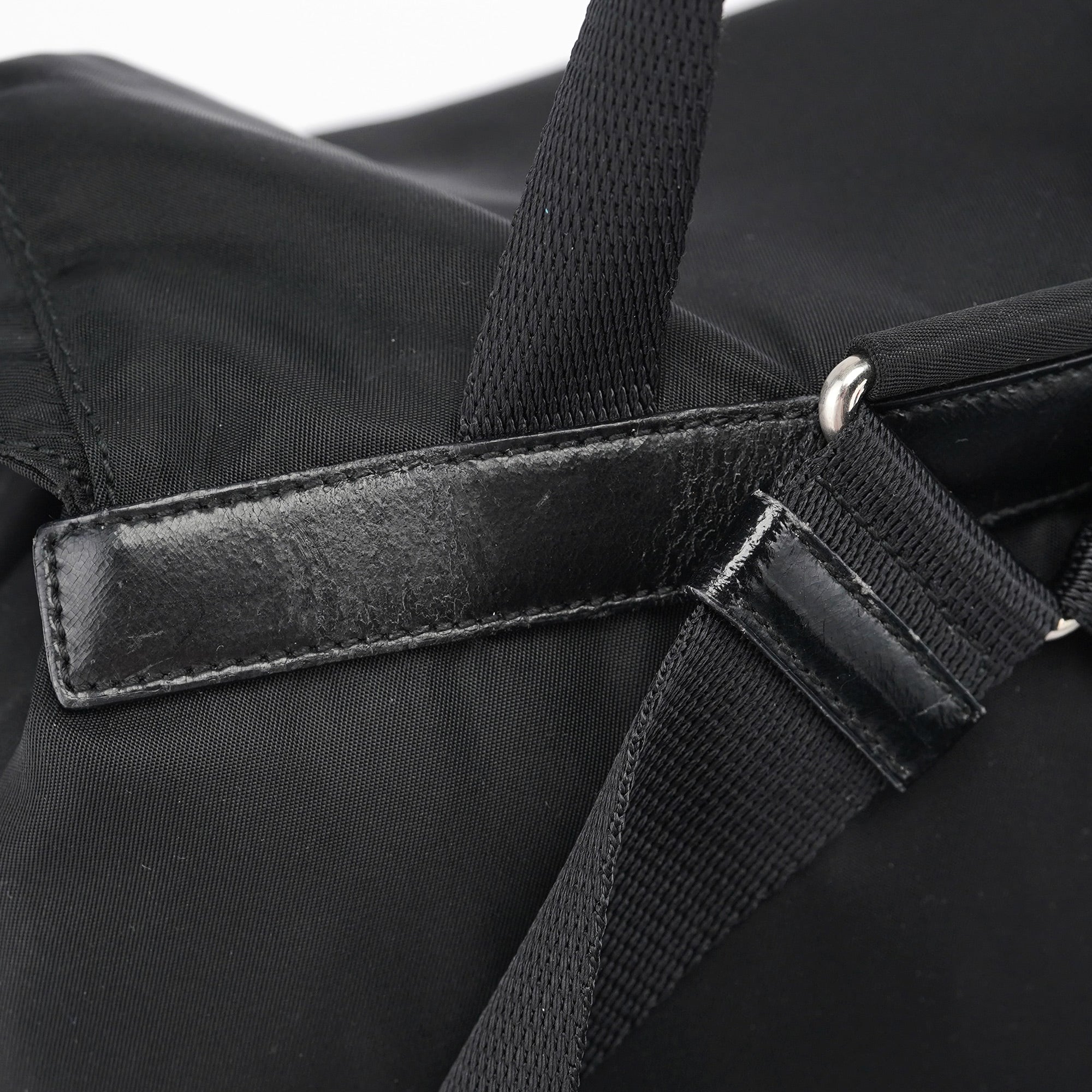 B2811 Black Tessuto Vela Backpack
