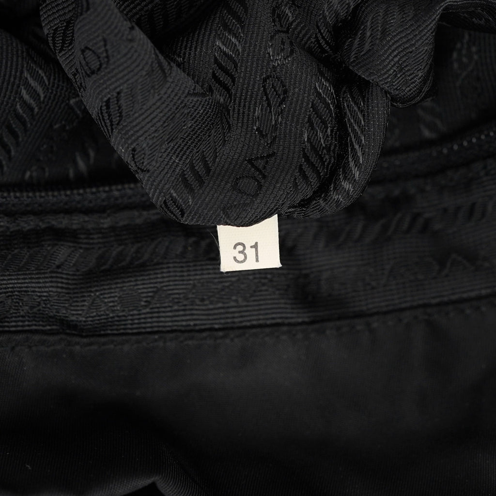 B2811 Black Tessuto Vela Backpack