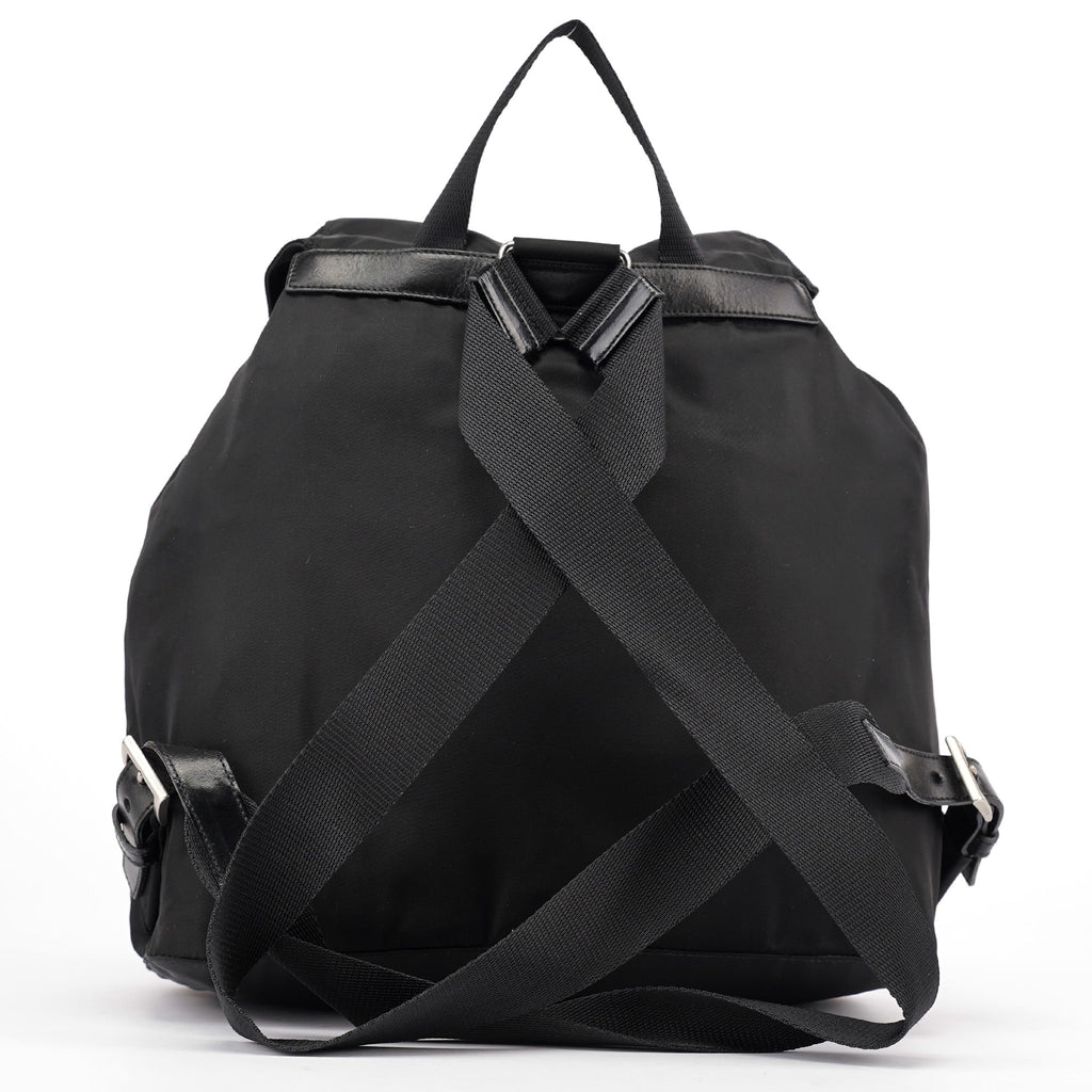 B2811 Black Tessuto Vela Backpack