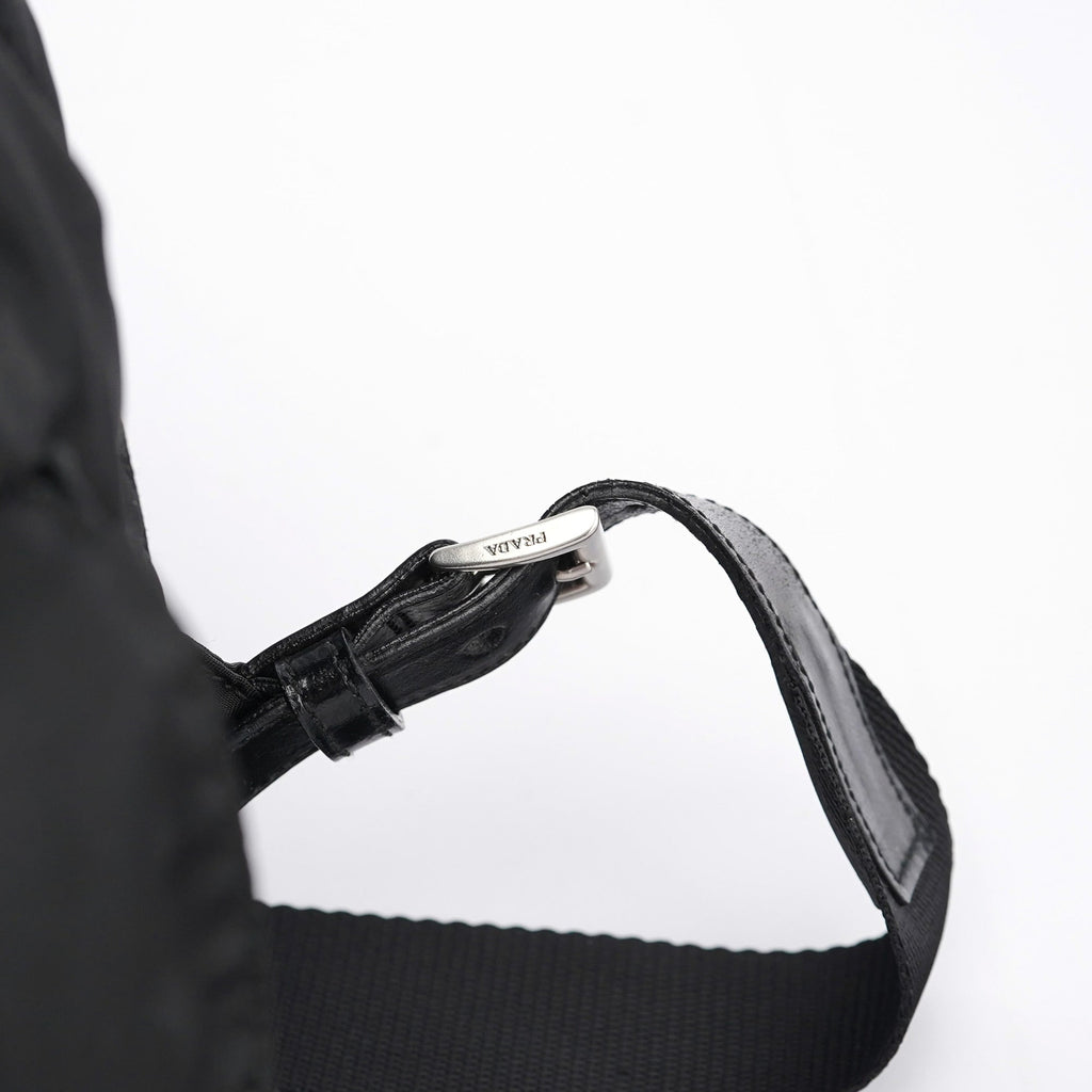 B2811 Black Tessuto Vela Backpack
