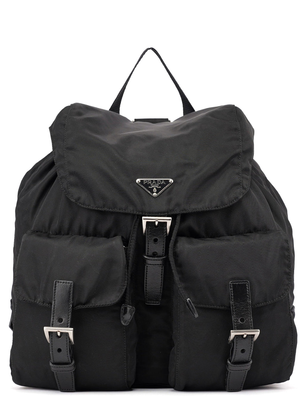 B2811 Black Tessuto Vela Backpack