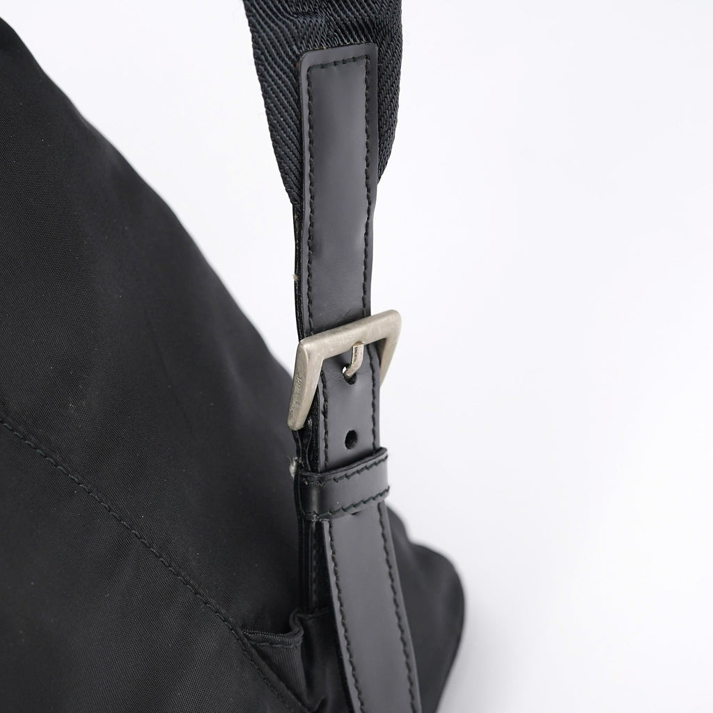 B2811 Black Tessuto Vela Backpack