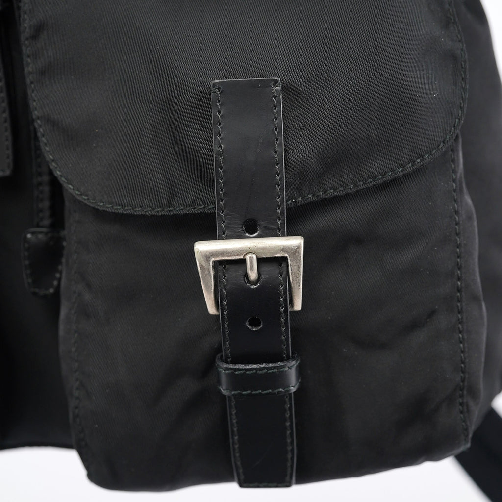 B2811 Black Tessuto Vela Backpack