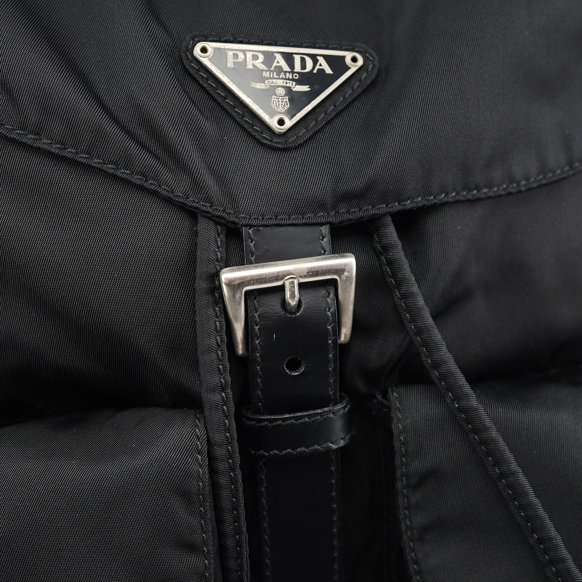 B2811 Black Tessuto Vela Backpack