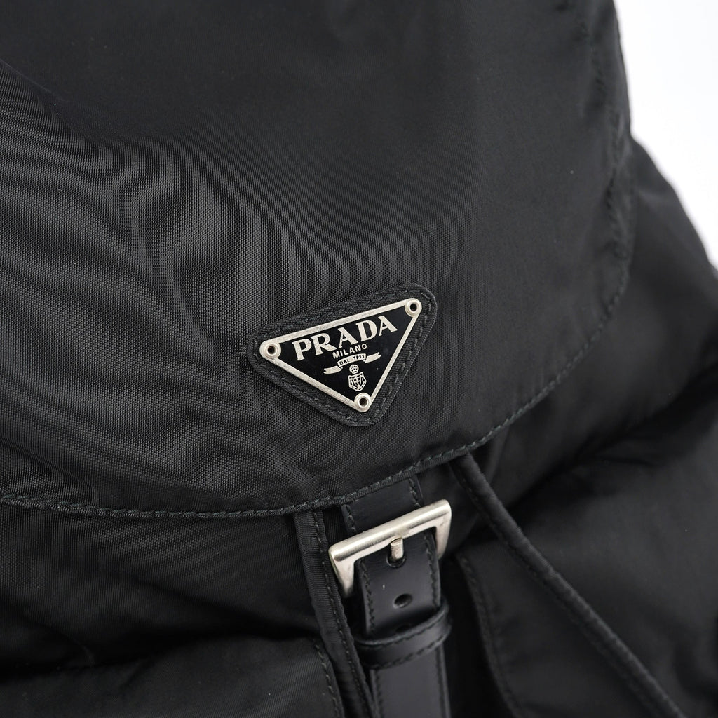 B2811 Black Tessuto Vela Backpack