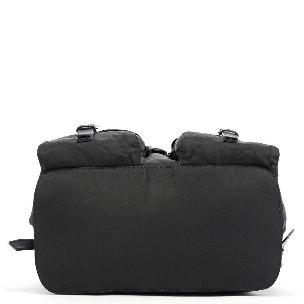 B2811 Black Tessuto Vela Backpack
